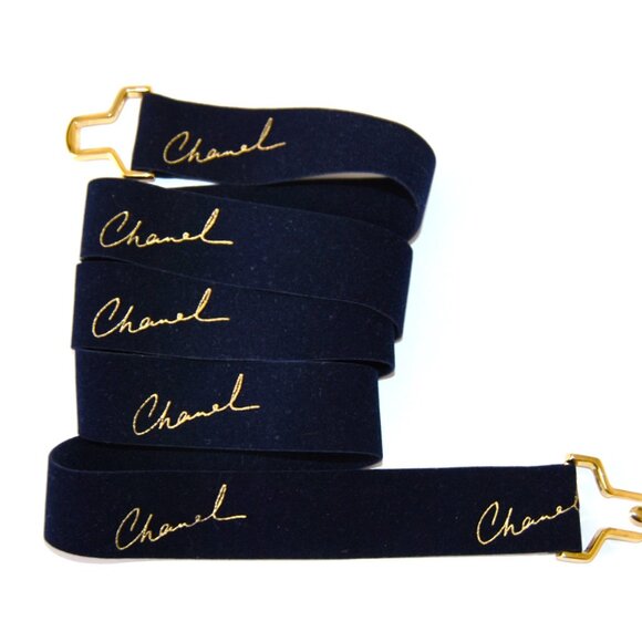 Salvage Chanel Ribbon Made Belt - Picture 1 of 6